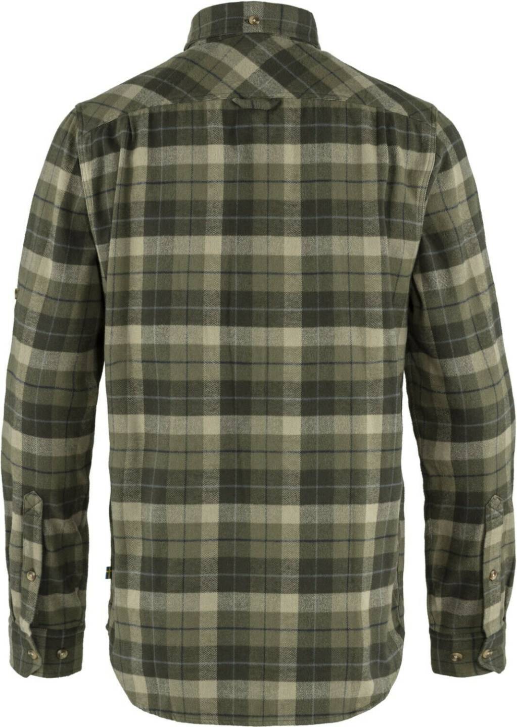 Camisas hombre Fjällräven Singi Heavy Flannel Shirtgreen/deep forest